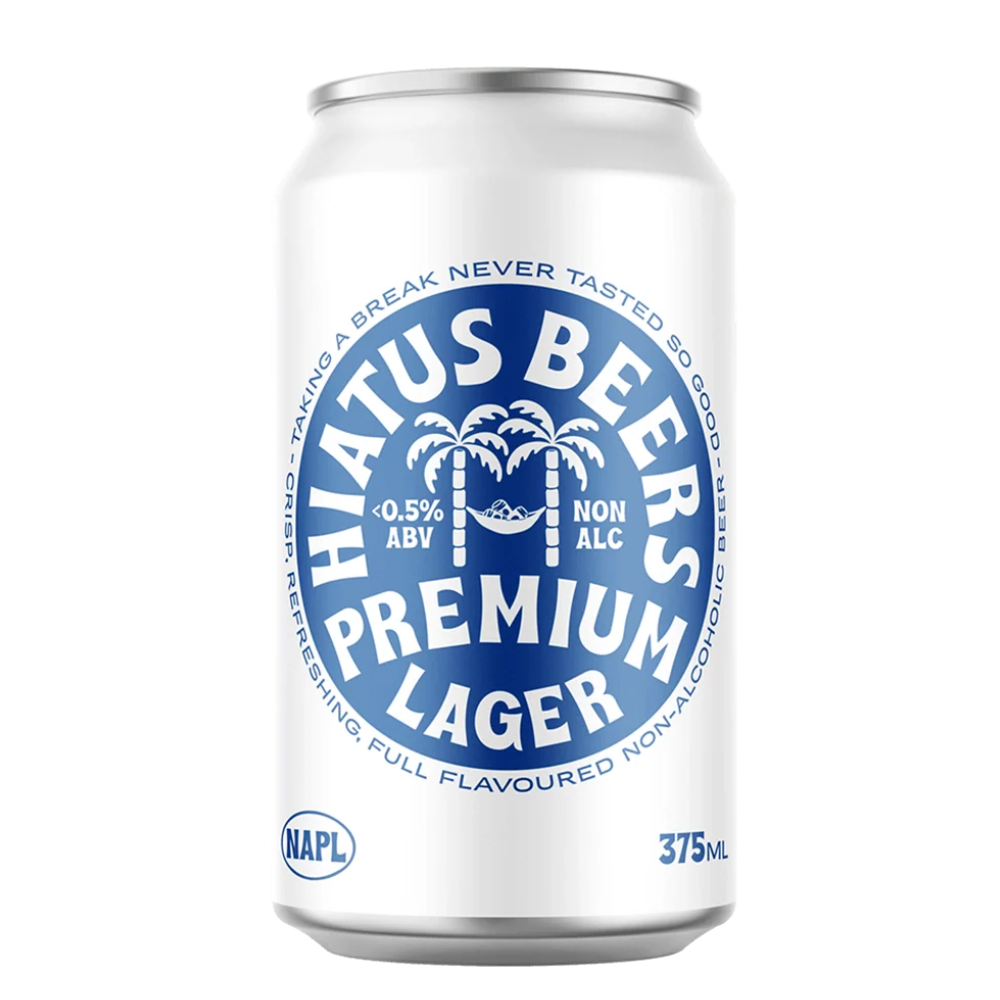 Hiatus Beers Non-Alc Premium Lager