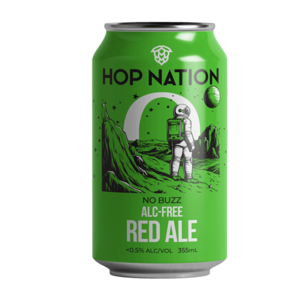 Hop Nation - No Buzz - Alc-Free American Red Ale
