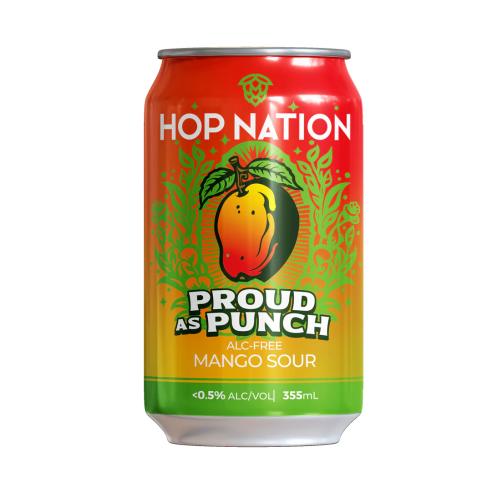 Hop Nation - Proud as Punch - Alc-Free Mango Sour