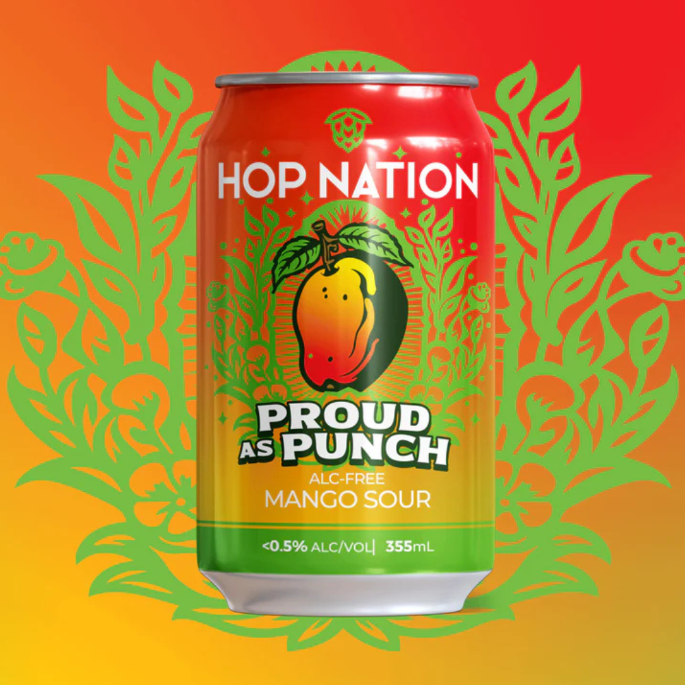 Hop Nation - Proud as Punch - Alc-Free Mango Sour