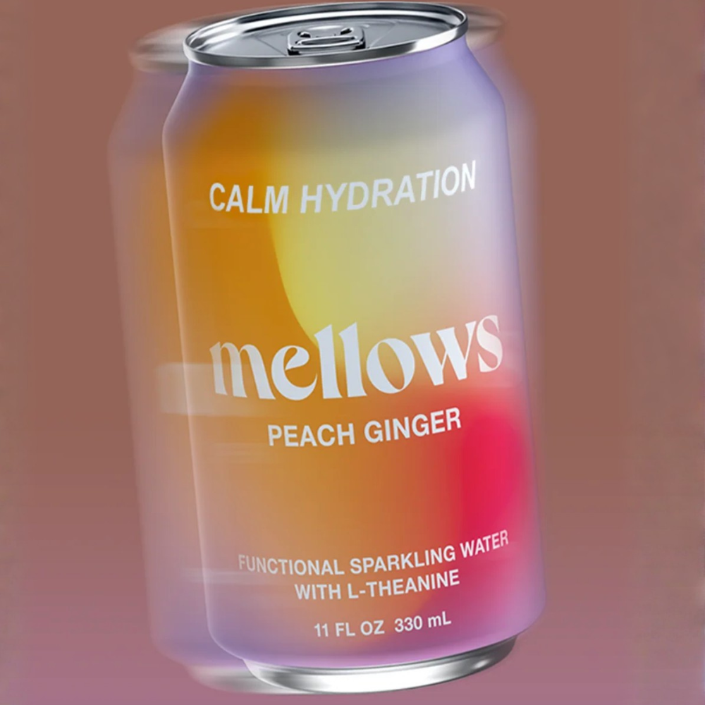 Mellows Peach & Ginger (with L-Theanine)