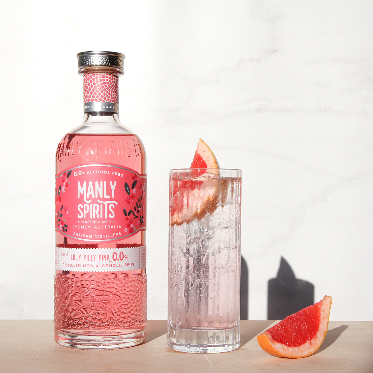 Manly Spirits Co - Lilly Pilly Pink 0.0% 700ml