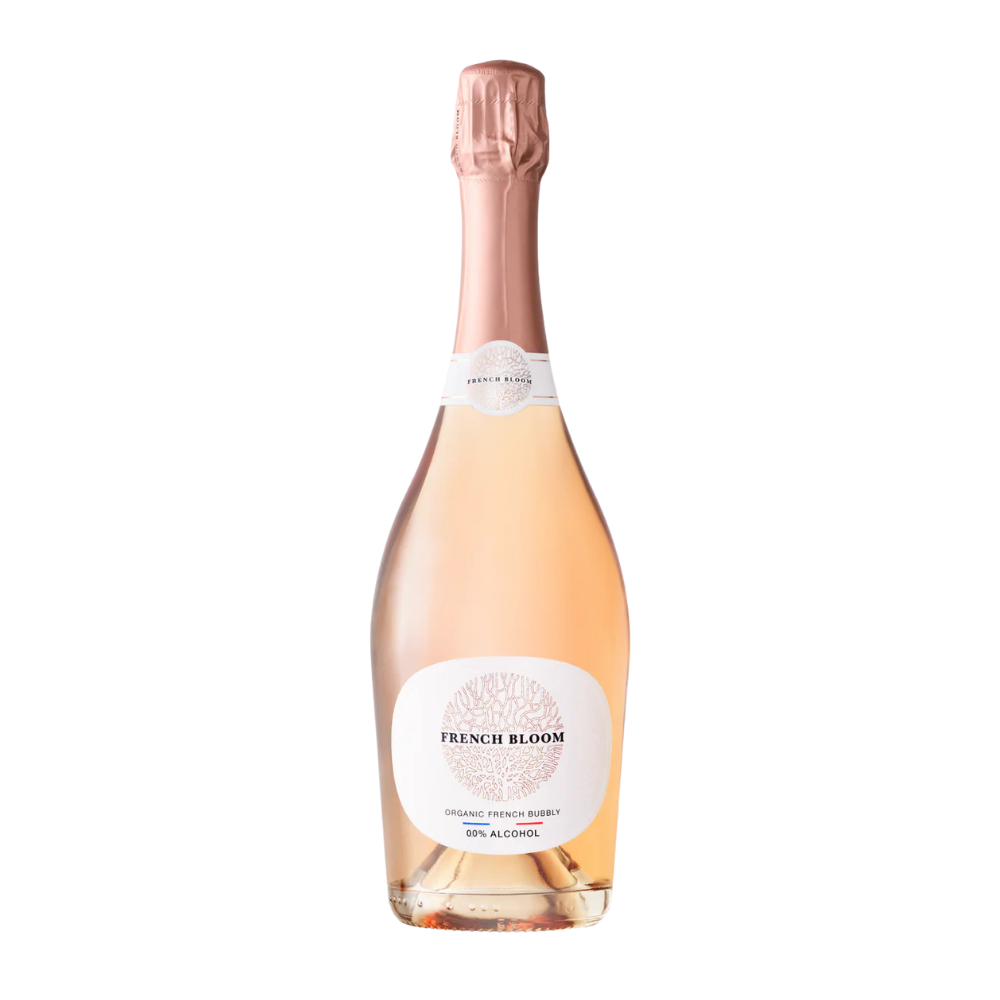 French Bloom Le Rosé – Organic 0.0% Sparkling, Low Sugar & All Natural