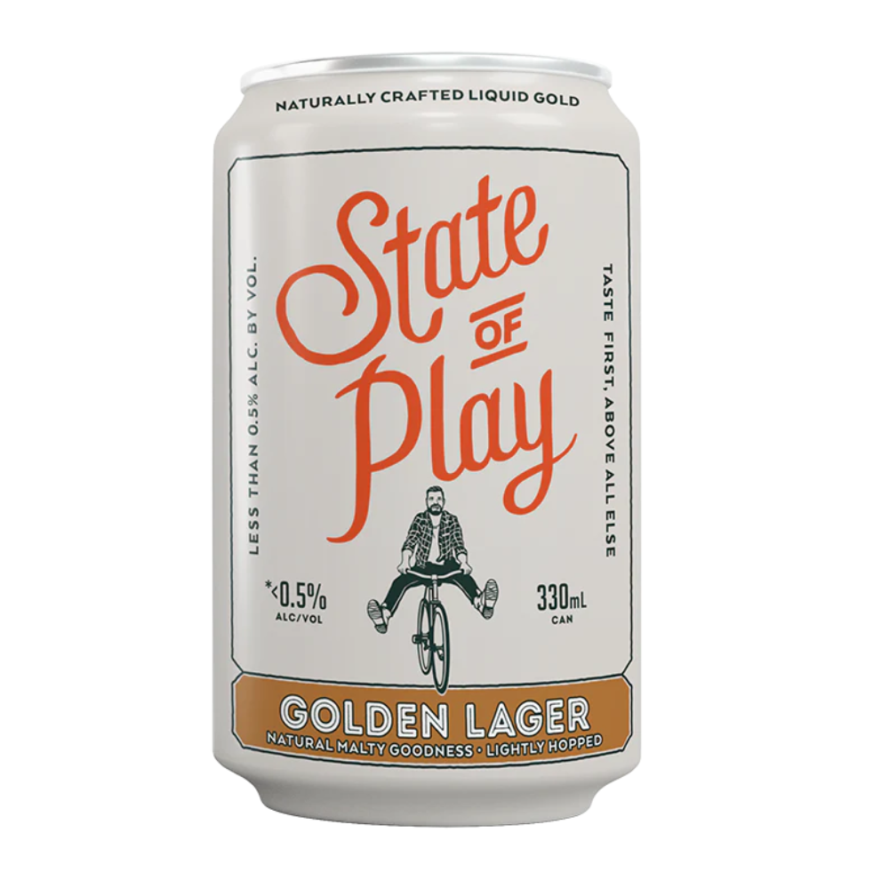 State of Play New Zealand Golden Lager 0.5%