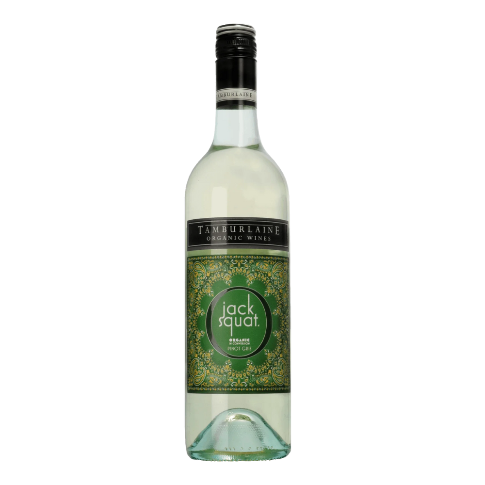 Tamburlaine Jack Squat Pinot Gris - Non Alcoholic Organic Wine