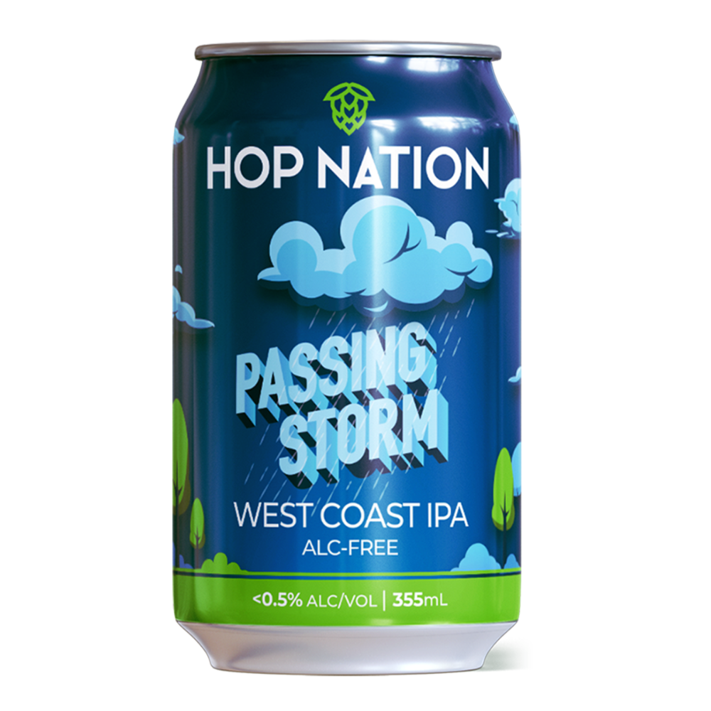 Hop Nation - Passing Storm Alc Free West Coast IPA