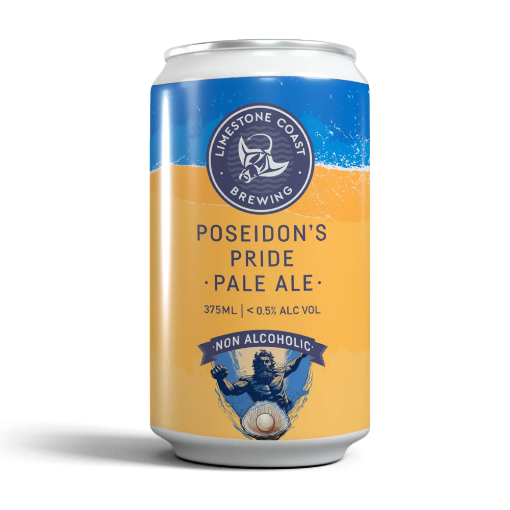 Limestone Coast Brewing - Poseidon's Pride Pale Ale - Non Alcoholic