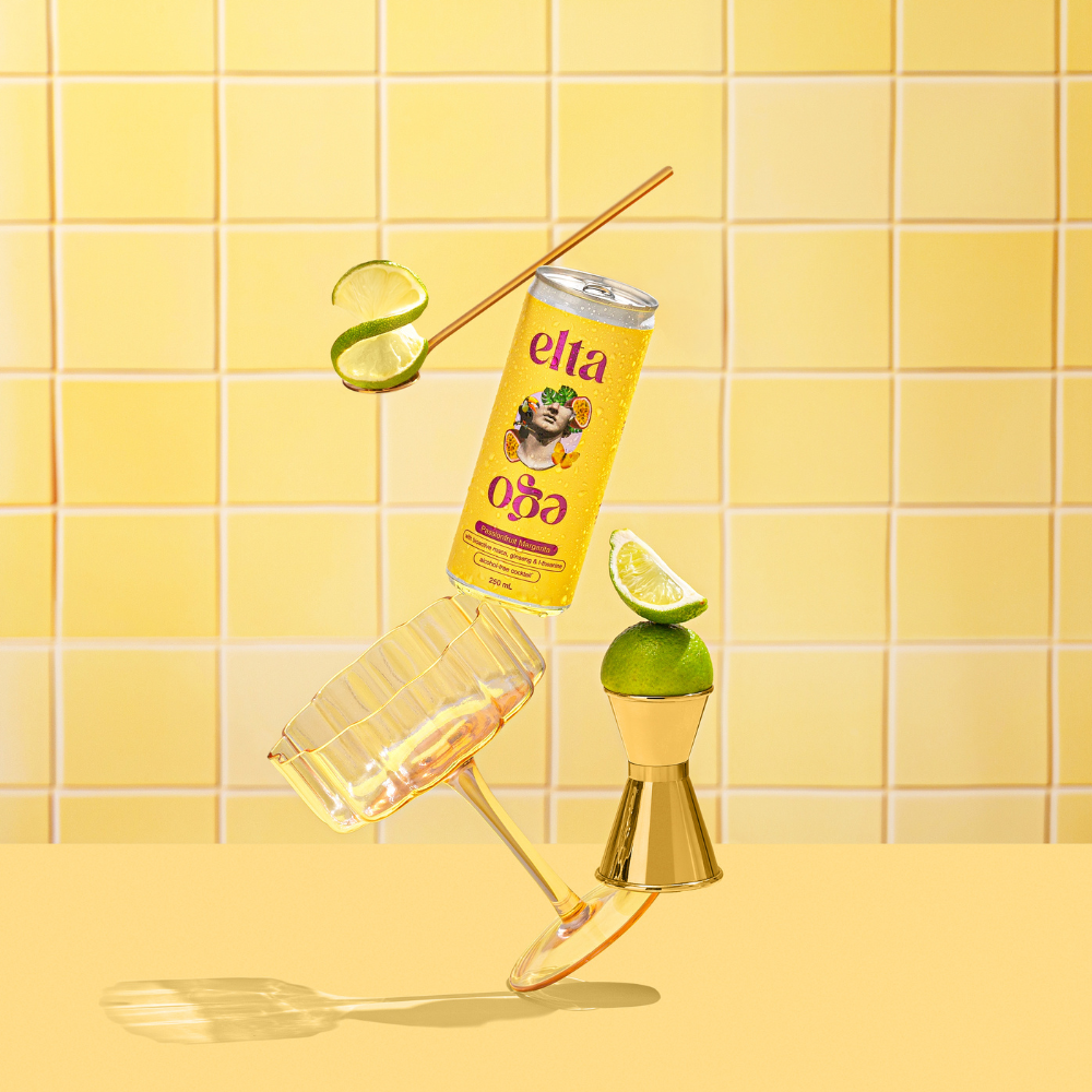 Elta Ego Functional Passionfruit Lime Margarita – Low Sugar, Low Calorie & All Natural