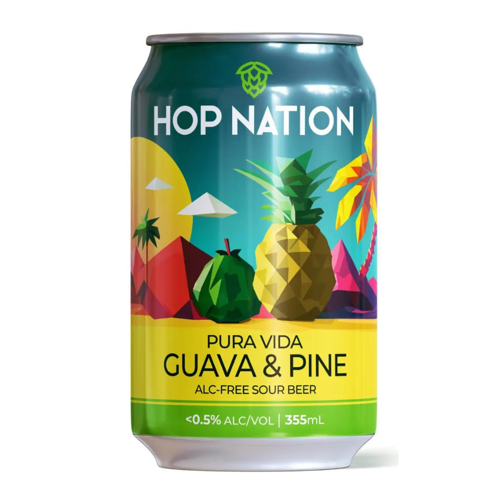 Hop Nation - Pura Vida - Guava & Pine Sour