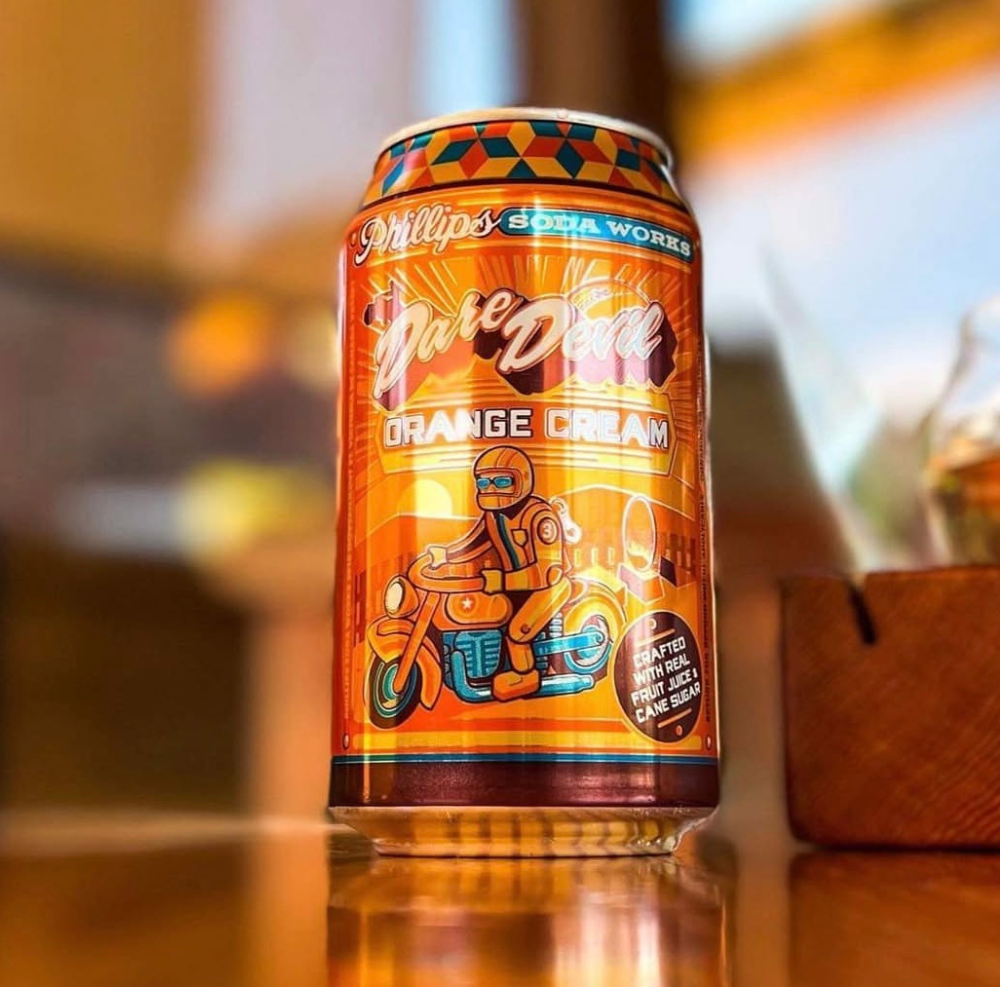 Phillips Canada Soda Works Dare Devil Orange Cream