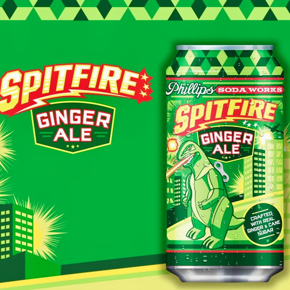 Phillips Canada Soda Works Spitfire Ginger Ale