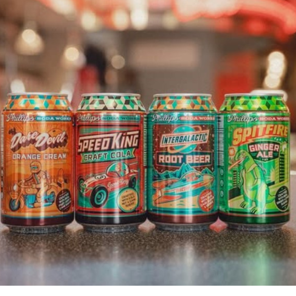 Phillips Canada Soda Works Mixed 4 pack