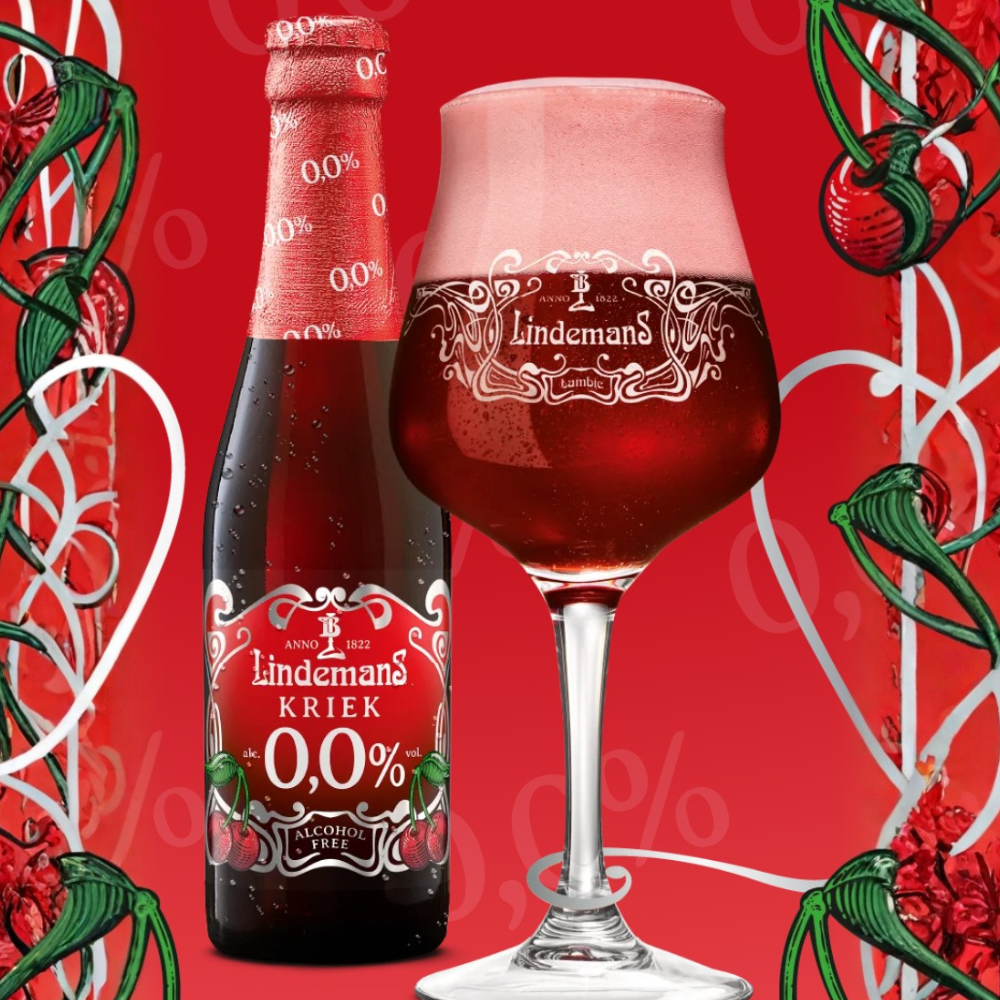 Lindemans Kriek Alcohol Free Cherry Fruit Beer