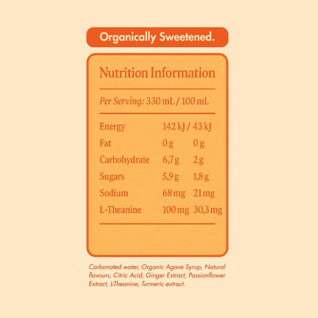 DAYSE Easing original nutrition and ingredients information