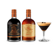 Lyre's Almond Espresso Martini Set with Coffee Liqueur Alternative, Amaretti and an espresso martini serving suggestion