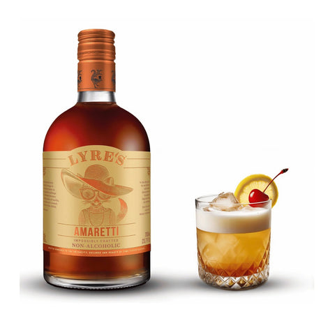 Lyre's Amaretti 700mL — Bottle and Amaretti Sour