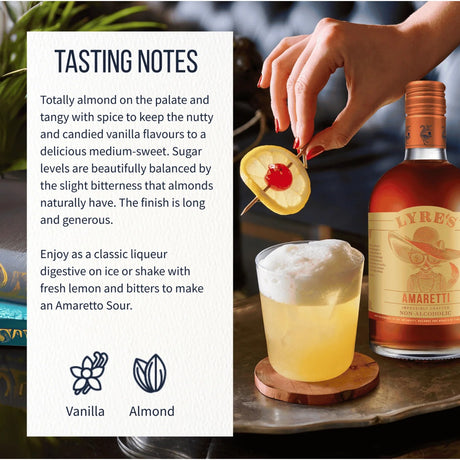 Lyre's Amaretti 700mL — Tasting notes