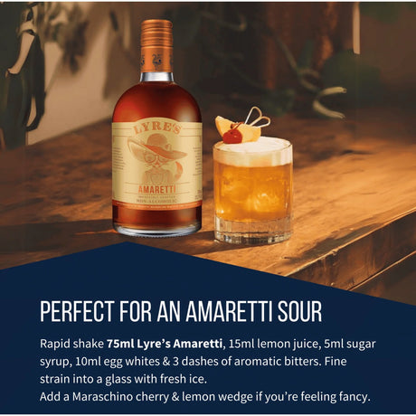 Lyre's Amaretti 700mL — Amaretti Sour recipe