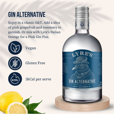 Lyre's Gin Alternative 700mL - product features