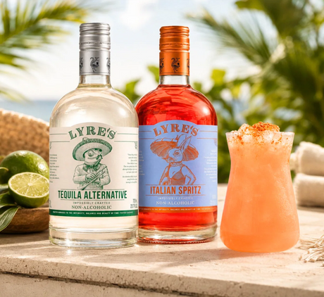 Lyre's Lyrebird Handle Set with Tequila Alternative and Italian Spritz