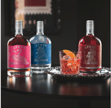 Lyre's Negroni trio cocktail with three bottles