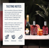 Lyre's Vermouth tasting notes and cocktails