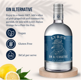 Lyre's Gin Alternative serving guide
