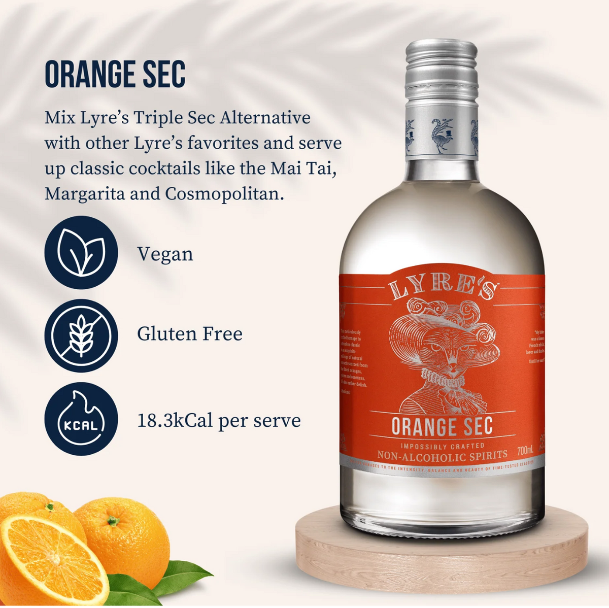 Lyre's Orange Sec — Features and serving suggestions
