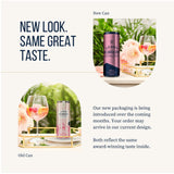Lyre's Pink London Spritz new and old packaging comparison