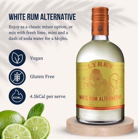 Lyre's White Rum Alternative 700mL product detail 3
