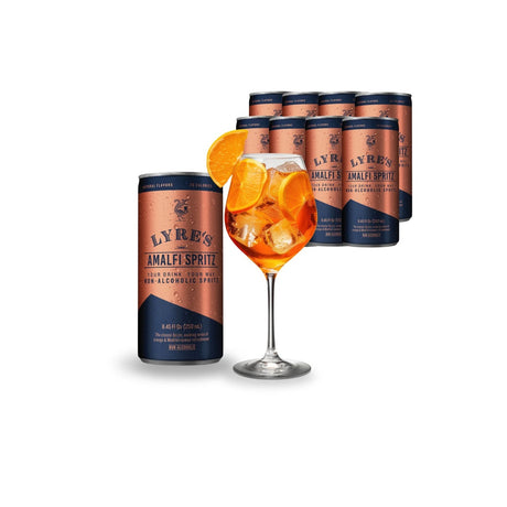 Lyre's Amalfi Spritz — Hero New Can and Pack