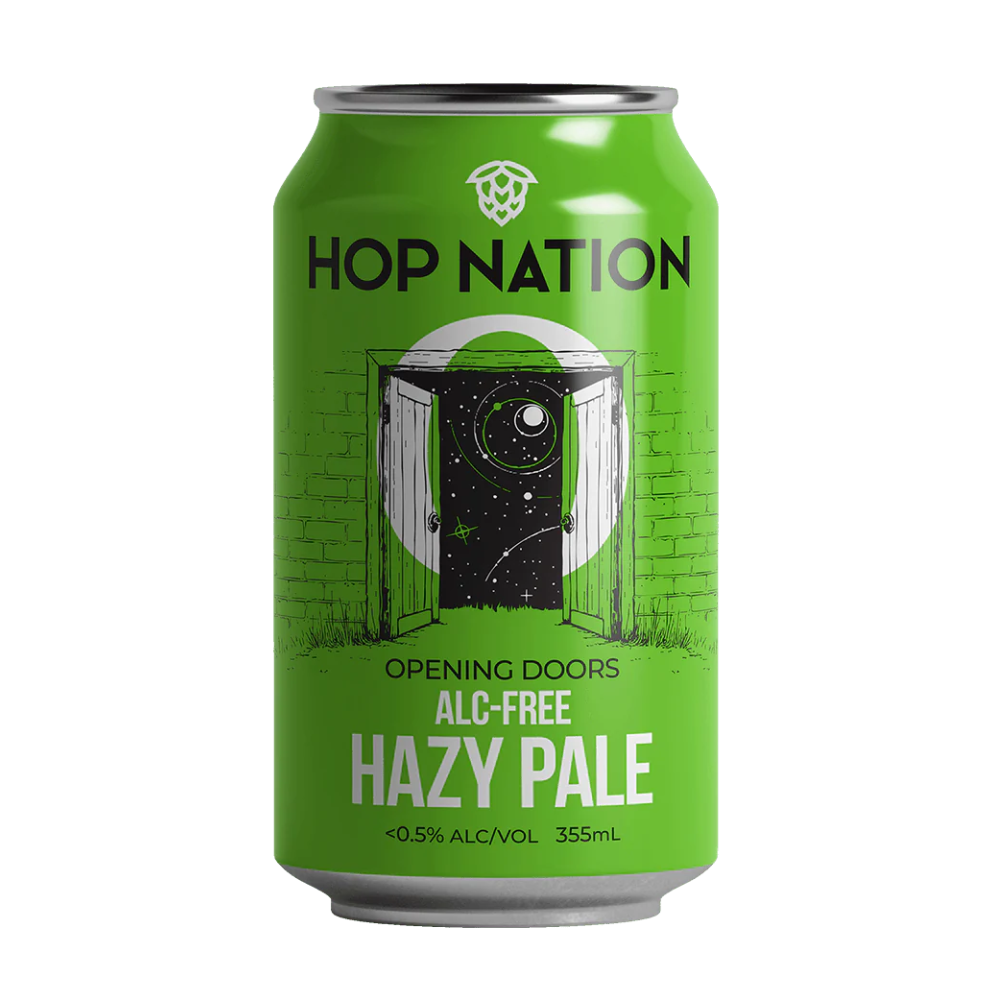 Hop Nation - Opening Doors - Non Alc Hazy Pale Ale