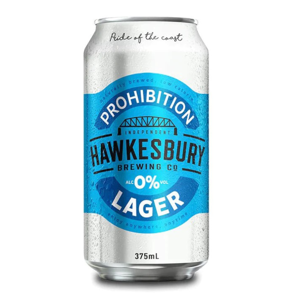 Hawkesbury 0% Prohibition Lager 375mL