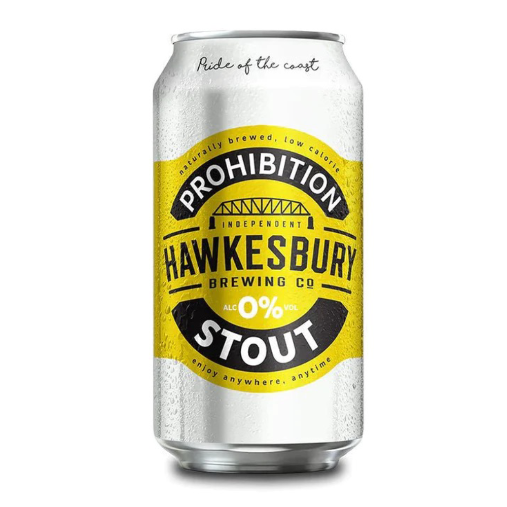 Hawkesbury 0% Prohibition Stout 375mL