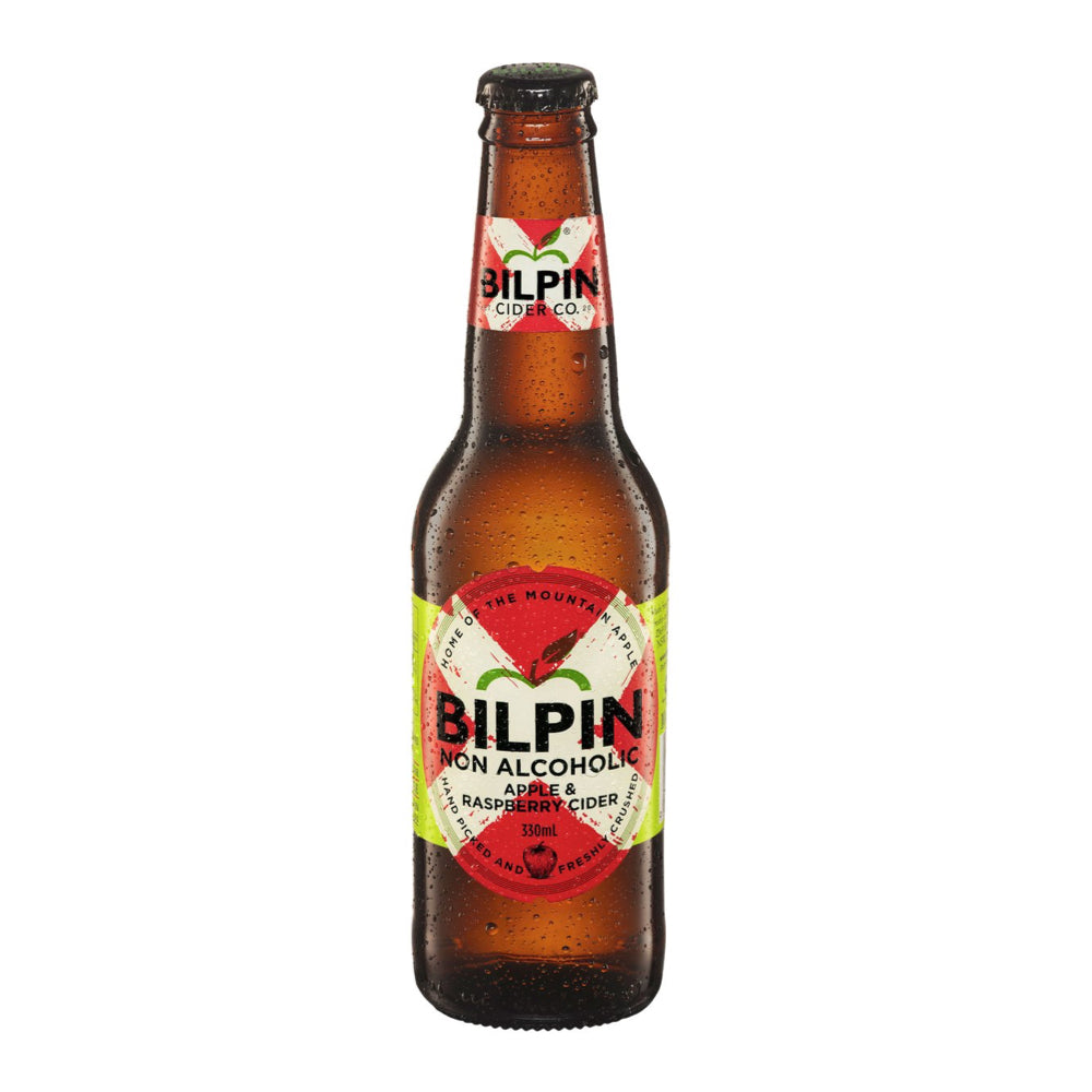Bilpin Non Alcoholic Apple & Raspberry Cider – Free Spirit Drink Co