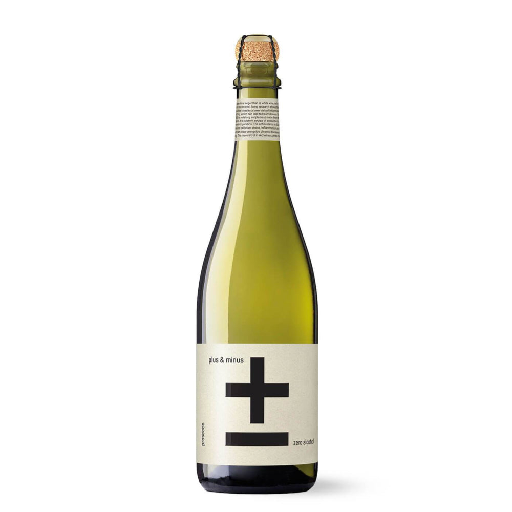Plus & Minus 0% Prosecco 750mL