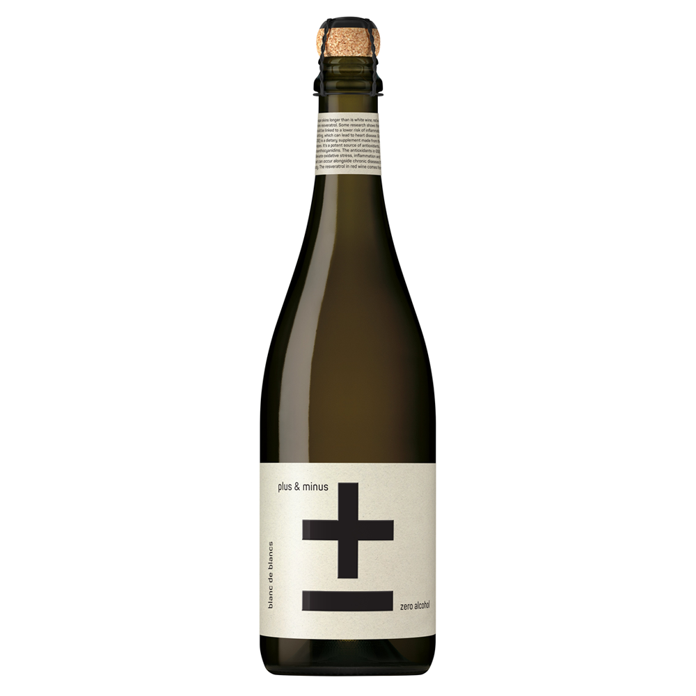 Plus & Minus Blanc de Blancs NV Alcohol Free